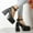 Black, variant on Cameland Women's Platform Mary Shoes Sole Thick Heel High Heels French Single Shoes Women's New Winter Shoes