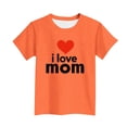 thumbnail image 4 of Zpanxa T-Shirts d'Été pour Filles Imprimé de la Fête de l'Indépendance Col Rond Manches Courtes Haut Polyester Spandex 10-11 Ans, 4 of 6