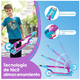 thumbnail image 2 of Scooter Plegable  Bloosom Ligero Y Con Manubrio De Altura Adjustable Rosa Chicle, 2 of 4