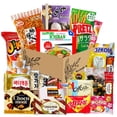 thumbnail image 1 of Journey of Asia Korean and Japanese Snack Box 25 Count Care Package Individual Wrapped Packs of Snacks, Chips, Cookies , Cup noodles, Mochi, Treats for Kids, Children, Teens, College Student, 1 of 5