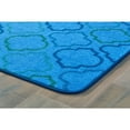 thumbnail image 2 of Carpets for Kids® Pixel Perfect Collection™ Mellow Morocco Activity Rug, 4' x 6', Blue, 2 of 4