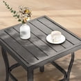 thumbnail image 5 of Aluminum Outdoor Bistro Set - 3 Piece Swivel Rocker Patio Chairs with Thick Cushions and Side Table, Small Patio Furniture Set for Backyard Porch Balcony, 5 of 6