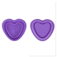 thumbnail image 4 of Unique Bargains Foldable Heart-shaped Makeup Sponge Brush Cleaner Purple, 4 of 5