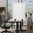 thumbnail image 4 of 2Pcs Dual Frosted Plexiglass Clamp On Desk Privacy Panels Acrylic Divider 24*18", 4 of 12