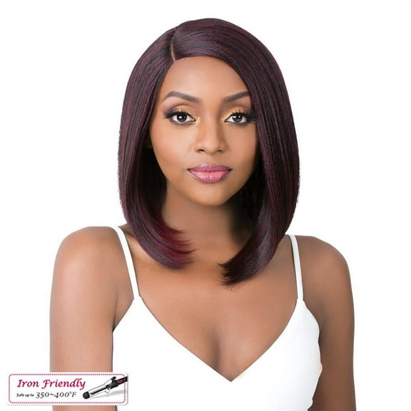 Damariss Synthetic Wig With Lace Part By It'S A Wig, Cap Size Medium,TP99J/BURG