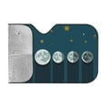 thumbnail image 2 of ZICANCN Car Sun Shades Front Windshield, Night Sky Moon Stars Automotive Front Window Sun Shield Visor, Medium Size, 2 of 9