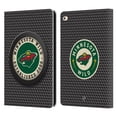 thumbnail image 1 of Head Case Designs Officially Licensed NHL Minnesota Wild Puck Texture Leather Book Wallet Case Cover Compatible with Apple iPad Air 2 (2014), 1 of 6