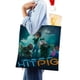 thumbnail image 4 of Hitpig Bolso de tela con estampado de lienzo para mujer, bolsa de compras reutilizable y estética, con cremallera interior, regalo para mujer,40*40cm., 4 of 6
