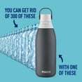 thumbnail image 3 of Brita Premium Stainless Steel Leak Proof Filtered Water Bottle, Carbon, 32 oz, 3 of 8