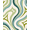 Green, Pattern 3, variant on ODIKA 4' x 6' Machine Washable Non-Slip Area Rug, Contemporary Wave High Traffic Rug, Beige, 401168