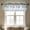 B-01, variant on Surpdew Floral Short Curtains for Windows - Faux Linen Textured Small Kitchen Window Curtains Over Sink, Light Filtering Short Curtains Tiers for Bathroom Basement, 2 PCS, Each 28Wx39L