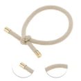 thumbnail image 3 of Unique Bargains 1 Pc Classic Knotted Style Hair Rope Hair Scrunchies Beige, 3 of 5