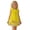 /c70Yellow90, variant on JCCXIN Toddler Baby Girls Dress Crew Neck Gown Sleeveless Holiday Party Bowknot Dance Party Relaxed Graduation Sundress,Yellow,3-4 Years
