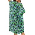 thumbnail image 4 of HELLHERO Green Camouflage Pattern Bathing Suit Cover Up High Quality Fabrics Breathable Free Size Long Kimono Swimsuit Cover Up for Women, 4 of 6