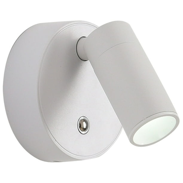 Lámpara Aplique Lectura para Estudio Cabecera Pared Ajustable Recargable Por USB 3W COB