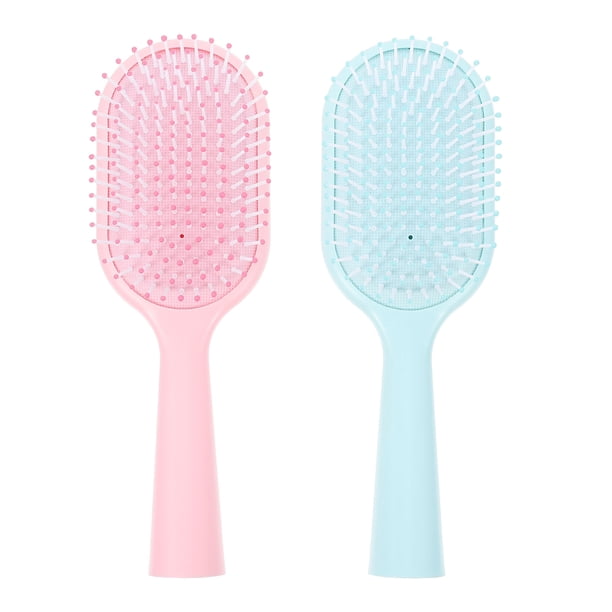 EeaseMX 2 cepillos para el cabello prácticos, peines masajeadores de cabeza, cepillos para desenredar el cabello