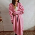 thumbnail image 2 of Fesfesfes Cardigan for Women Casual V-Neck Long Sleeve Fall Sweater Cardigan Blouse Tops On Sale, 2 of 7