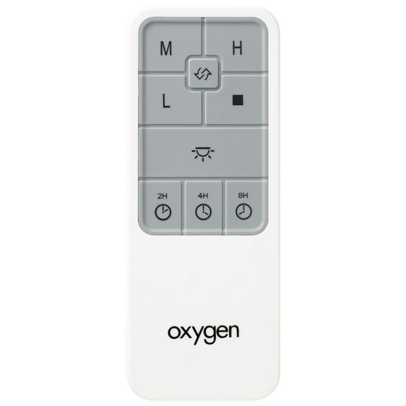 Oxygen Lighting 3-8-1000-0 Oslo Remote Control For Oxygen Lighting Fans - White