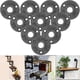 thumbnail image 1 of 10Pcs 1/2" Floor Flange, Threaded Flange Pipe Flanges Black Cast Iron 3 Hole Threaded Fitting, 1 of 4