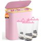 thumbnail image 1 of Hampers for Laundry Basket with Lid, 160L Extra Large Laundry Hamper 3 Section Dirty Clothes Hampers for Laundry Divided Laundry Basket Organizer for Bedroom,Laundry Room,Dirty Clothing Hamper,Beige, 1 of 5