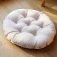thumbnail image 4 of Cojín para silla con mullido Sonbest, se hunde en nuestro Papasan grueso, cómodo y de gran tamaño, tela de pato de algodón puro, se adapta a la silla redonda estándar Scienceny SH1104-55, 4 of 6