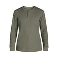 thumbnail image 5 of George Men’s and Big Men’s Thermal Henley T-Shirt with Long Sleeves, Sizes XS-3XLT, 5 of 5