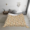 thumbnail image 6 of KLL Set With Peanut Print Fleece Throw Blanket, Horizontal Fleece Bedding Cute Soft Blankets Comfy Fleece Flannel Plush Home Decor for Couch & Bed -80"x60", 6 of 9
