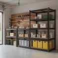 thumbnail image 4 of 2000LBS Capacity Heavy Duty Adjustable Storage Shelve for Closet, Pantry & Garage Organization, Easy Assembly Required, Garage Storage, Utility Shelves, 4 of 4