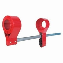 Master Lock Blind Flange Lockout,14 to 24 in Pipe Sz S3924