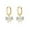 B-GOLD, variant on Sterling Silver CZ Bow Hoop Earrings for Women Teens Love Bow Hoop Earrings Huggie Valentines Day Earrings