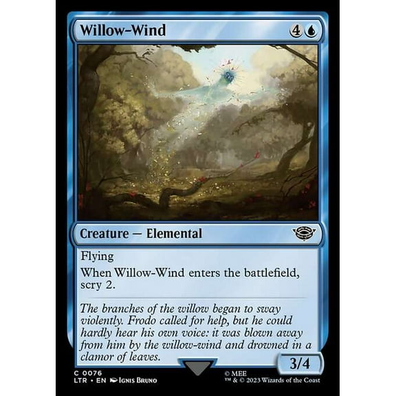 MtG Tales of Middle-Earth Common Willow-Wind #76