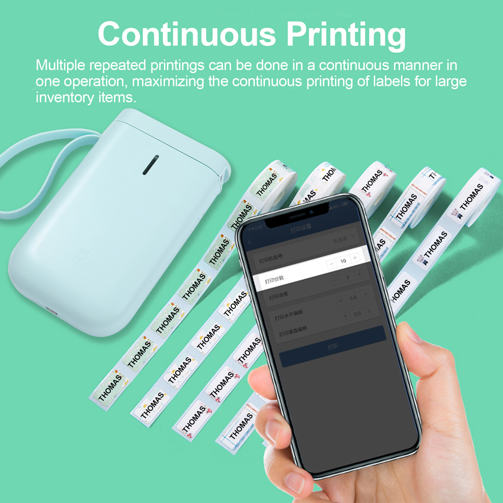Buy Niimbot NIIMBOT Portable Handheld Thermal Label Printer Wireless BT