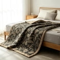 thumbnail image 5 of Printed Lightweight Summer Quilt – Soft Breathable Cotton Blanket for Air Conditioning Room, 39.37x59In Machine Washable, 5 of 7