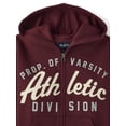 thumbnail image 3 of The Children's Place Boys Active Long Sleeve Varsity Premium Fleece Zip Up Hoodie, Sizes XS-XXL, 3 of 3