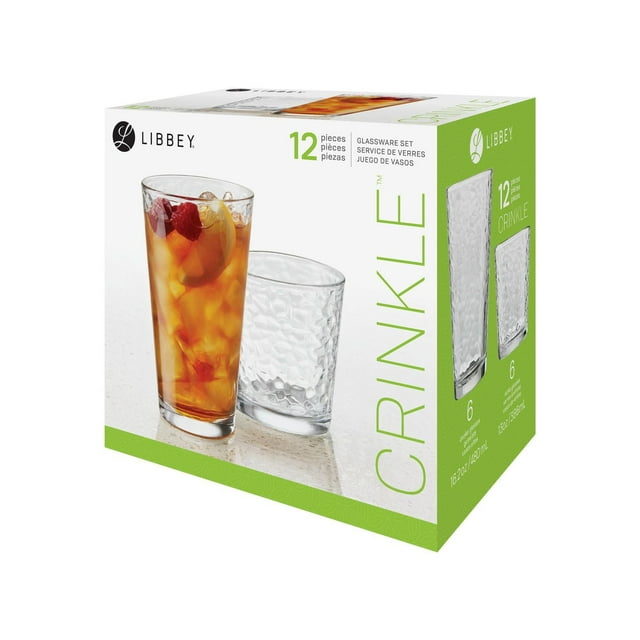 Crinkle Glassware Set