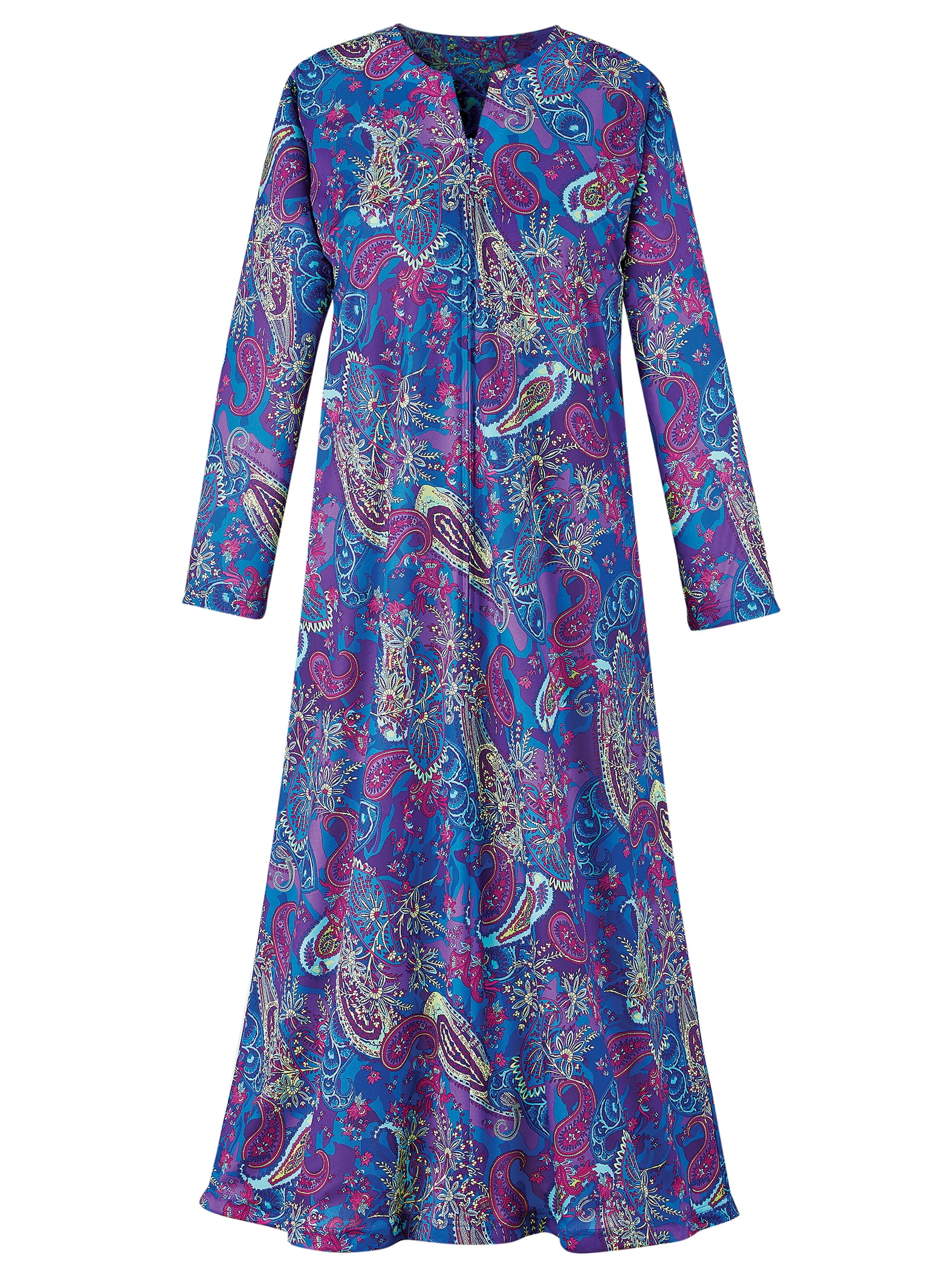paisley print robe