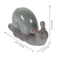 thumbnail image 2 of FESTFENDS 2Ud Escultura Decorativa Caracol En Cerámica Para Regalo Y De, 2 of 6