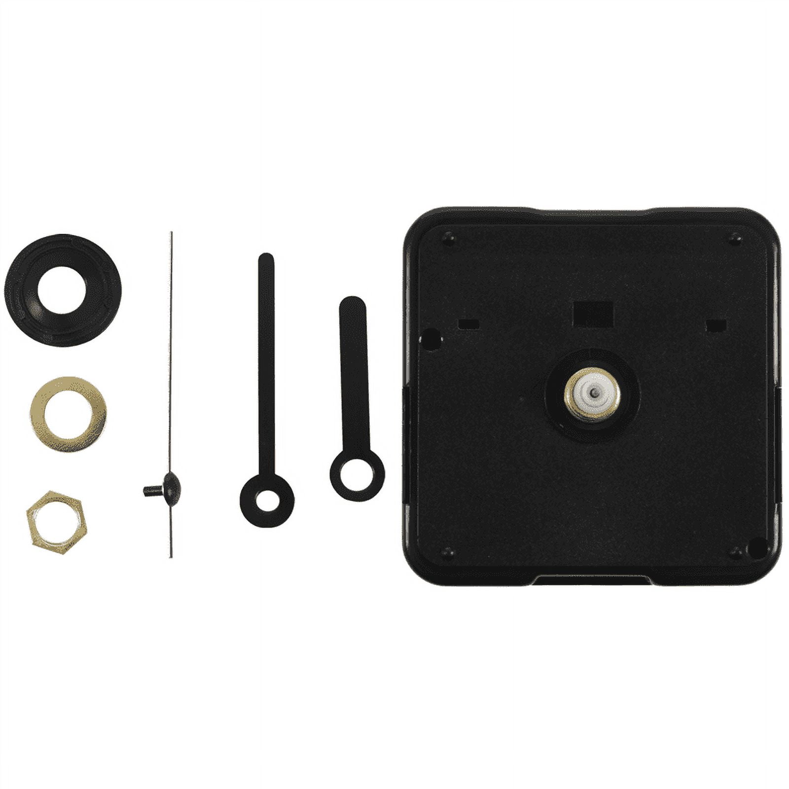 20X Clock Movement with Short Hands, 4/ 25 Inch Maximum Dial Thickness, 3/ 5 Inch Total Shaft Length