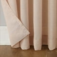 thumbnail image 7 of No. 918 Daniela 1-Piece Linen Blend Semi-Sheer Rod Pocket Curtain Panel, 54"x84", Blush, 7 of 7