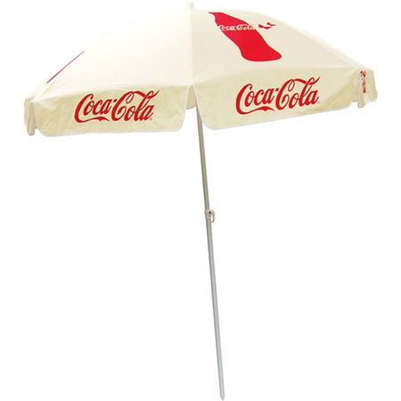 Coca Cola Folding Umbrella White Background, Model # 900419