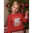 thumbnail image 3 of Paw Patrol Sweatshirt Toddler Kids Chase Rubble Ugly Christmas Sweater Style 4T Red, 3 of 5