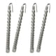 thumbnail image 1 of 2 velas largas en espiral de 19,5 cm para comedor y bar. Plata, 1 of 5