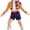 Oange, variant on Guvpev G'irl's Halloween Costume, Pop Idol Singer Stage Performance Outfit Jacket Tank Top Shorts Set for Cosplay Dress Up Events & Parties