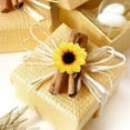 thumbnail image 5 of MINKUROW 200pcs Artificial Yellow Sunflower Heads 1.8 Inches Silk Fabric Fake Sunflower Heads for Wedding Decoration Bridal Bouquet DIY Handicrafts, 5 of 7