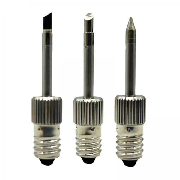 Soldering Iron Tips,Soldering Iron Tips Replacement High quality, Charging rechargeable,Portable Iron head E10 interface battery,threaded kit station cordless Sunnimix Puntas de soldador