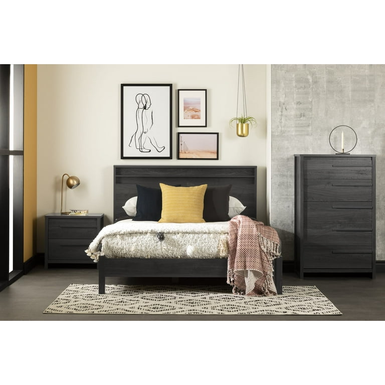 South Shore Tao Contemporary 5-Drawers Dresser Gray Oak - Walmart.com