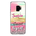 thumbnail image 1 of MUNDAZE Samsung Galaxy S9 Shockproof Clear Hybrid Protective Phone Case Summer Brush Strokes Sunrise Sunburn Sunset Repeat Cover, 1 of 5