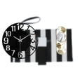 thumbnail image 2 of Reloj de pared grande,Reloj de pared acrílico silencioso de estilo moderno.,Reloj de pared grande de oficina,silencioso,fácil de leer y sencillo.,Espejo de pared,Espejo decorativo nórdico, 2 of 8