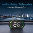 thumbnail image 2 of Velocímetro GPS Universal, Pantalla HUD para Coche con Pantalla Grande y Alarma de Velocidad, Pantalla de Advertencia para Todos los Vehículos., 2 of 5