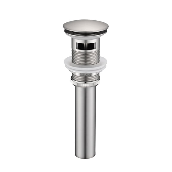 Pop-Up Bathroom Sink Drain With Overflow